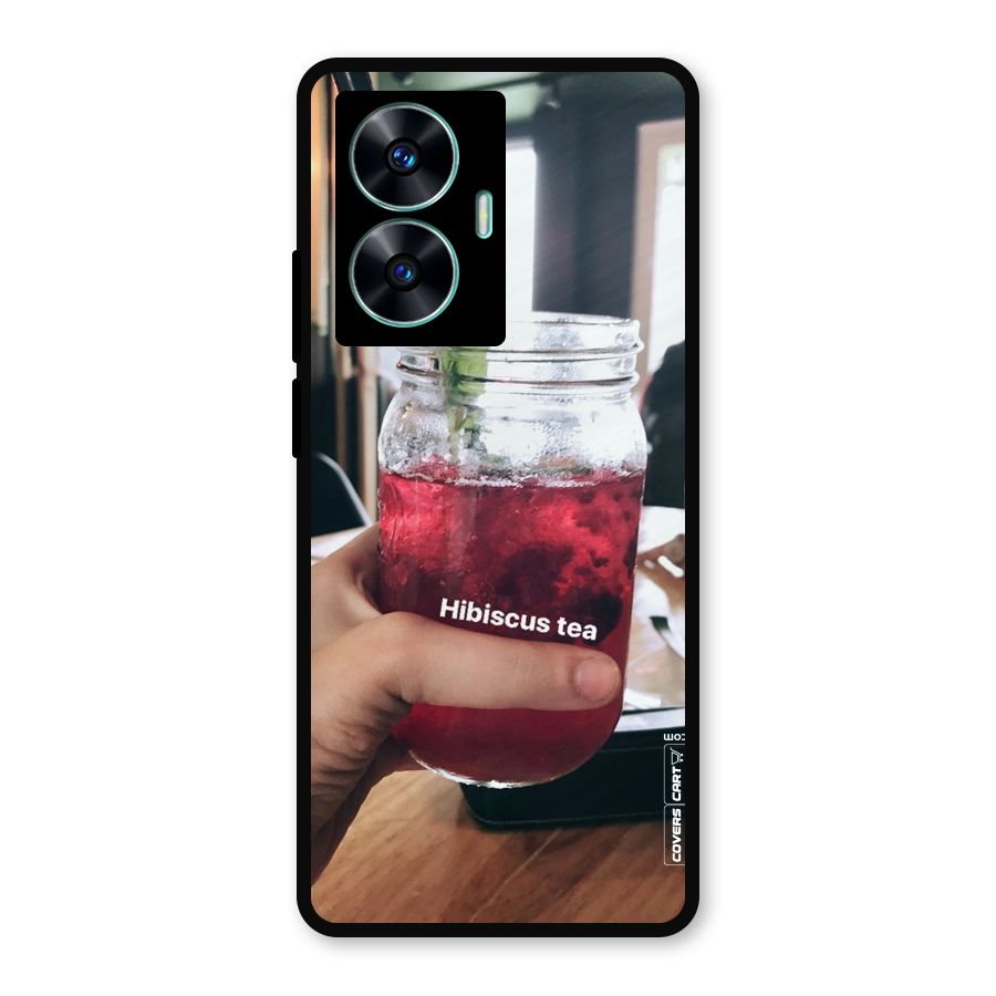 Hibiscus Tea Metal Back Case for Realme C55