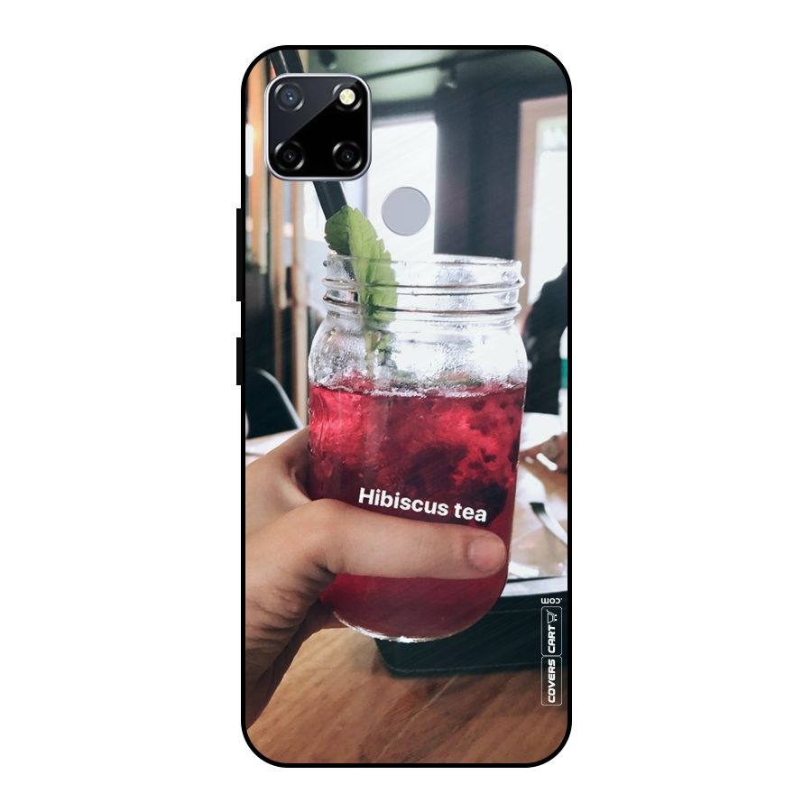 Hibiscus Tea Metal Back Case for Realme Narzo 20