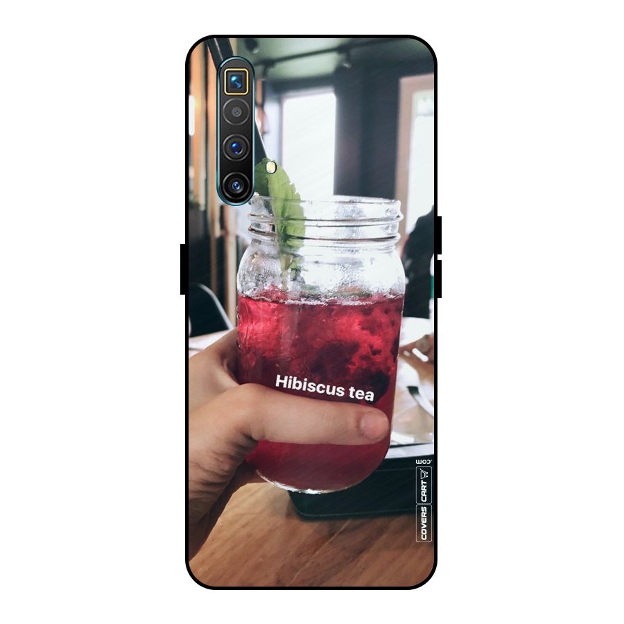 Hibiscus Tea Metal Back Case for Realme X3 SuperZoom