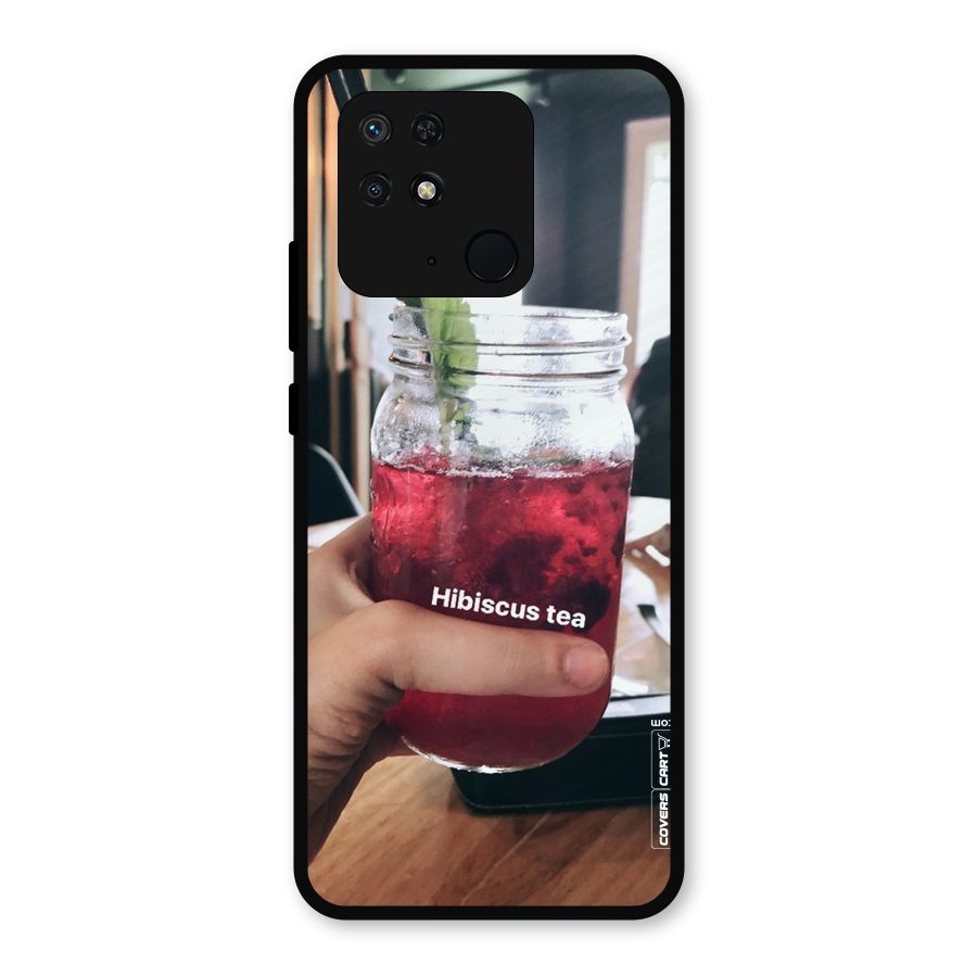 Hibiscus Tea Metal Back Case for Redmi 10 Power