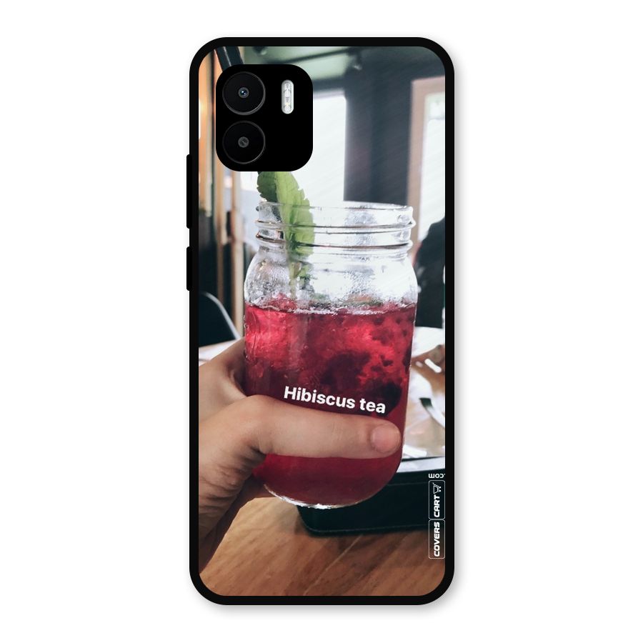 Hibiscus Tea Metal Back Case for Redmi A1