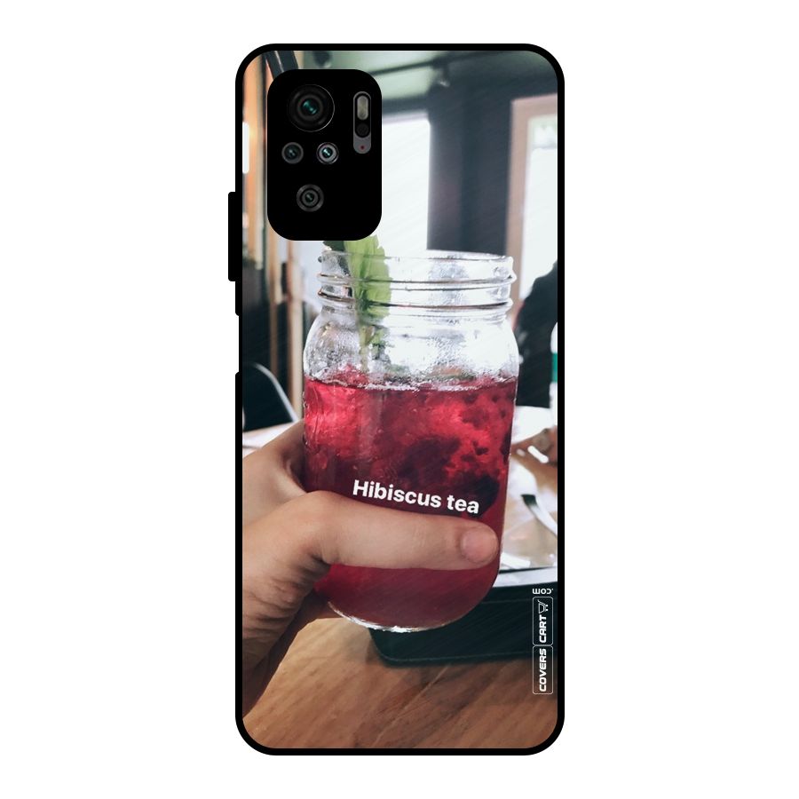Hibiscus Tea Metal Back Case for Redmi Note 10S
