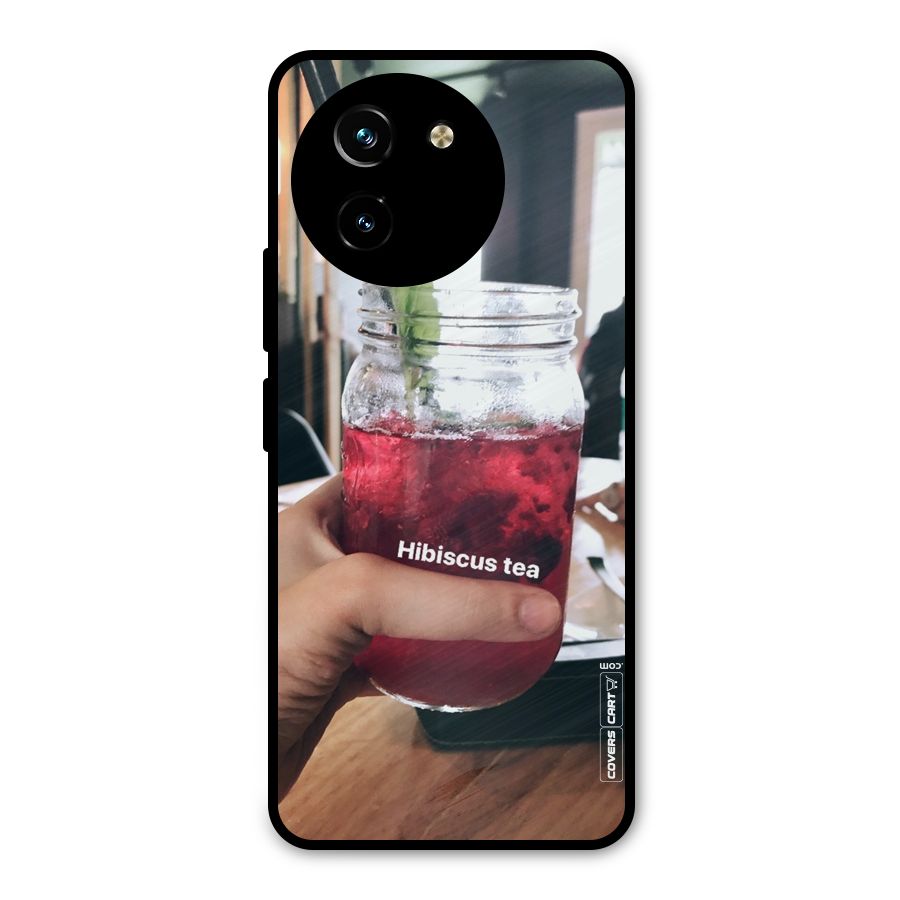Hibiscus Tea Metal Back Case for Vivo T3x