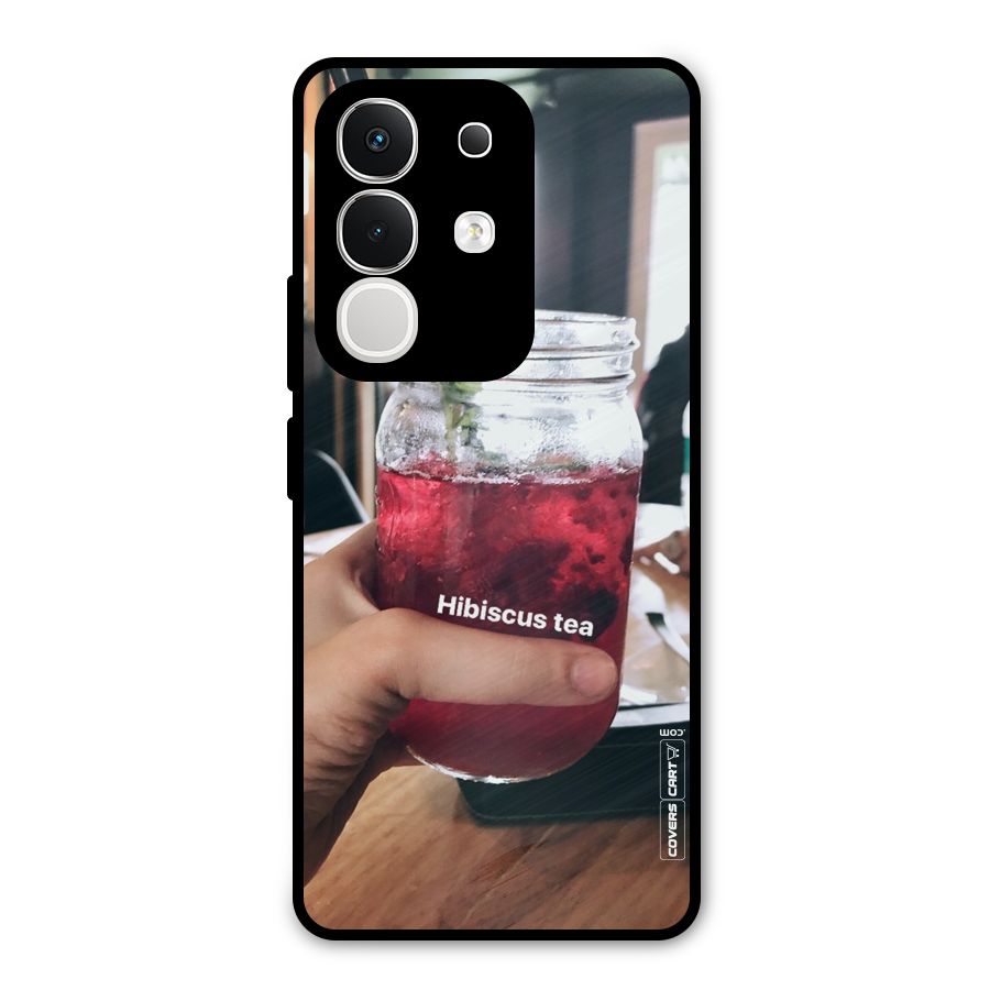 Hibiscus Tea Metal Back Case for Vivo T4x