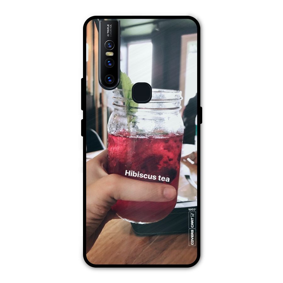Hibiscus Tea Metal Back Case for Vivo V15