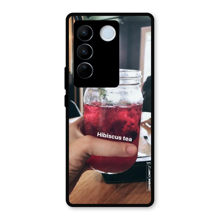 Hibiscus Tea Metal Back Case for Vivo V27