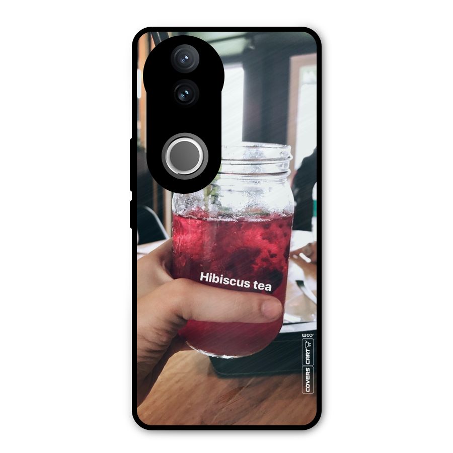 Hibiscus Tea Metal Back Case for Vivo V50