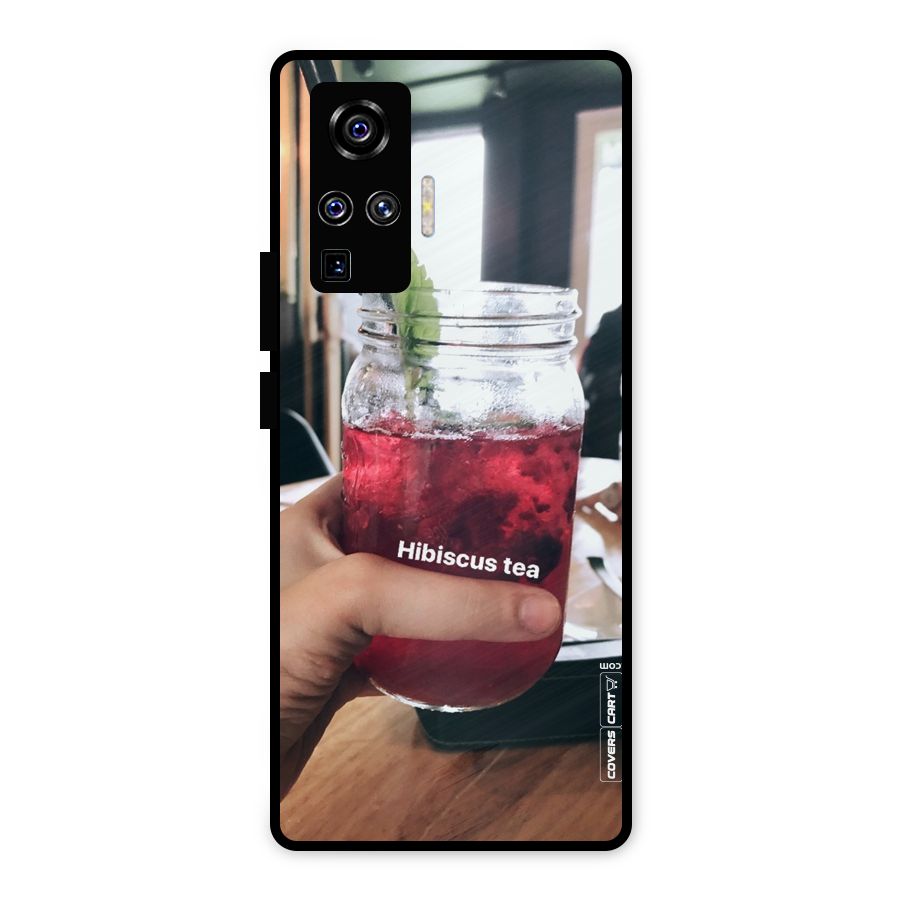 Hibiscus Tea Metal Back Case for Vivo X50 Pro