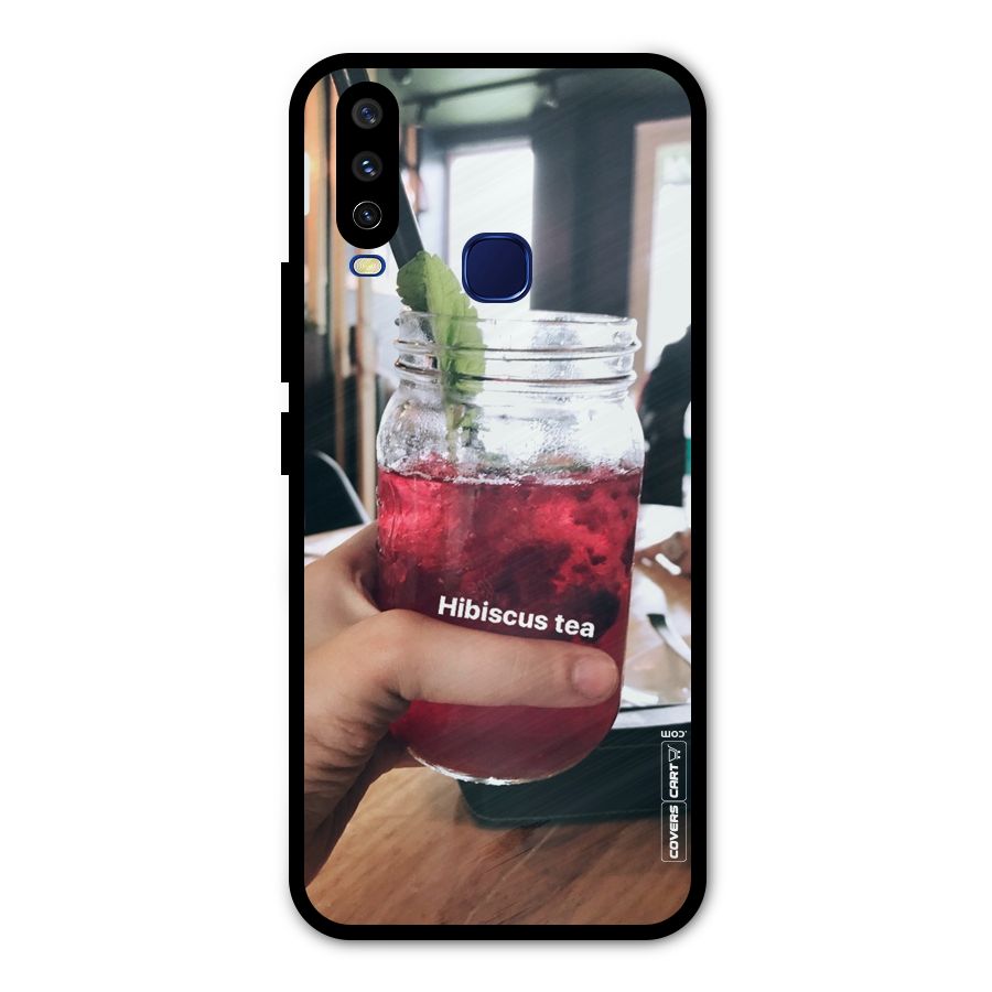 Hibiscus Tea Metal Back Case for Vivo Y12