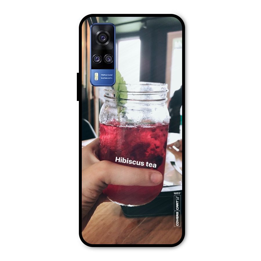 Hibiscus Tea Metal Back Case for Vivo Y51A