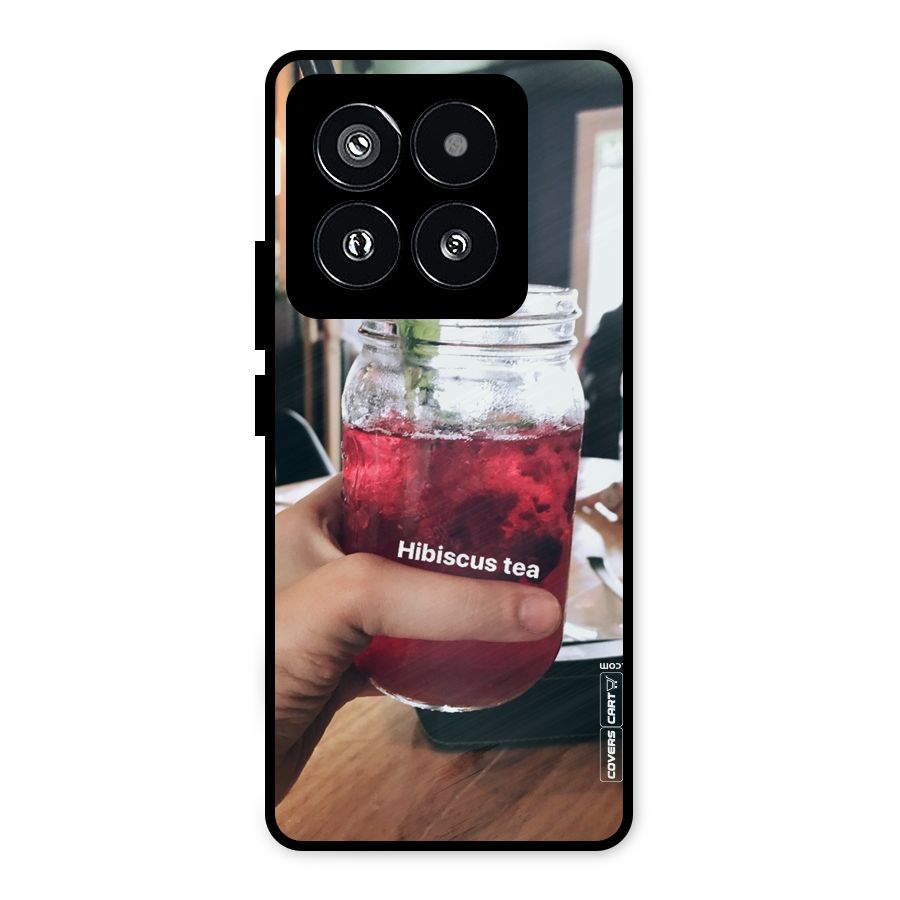 Hibiscus Tea Metal Back Case for Xiaomi 14 Pro
