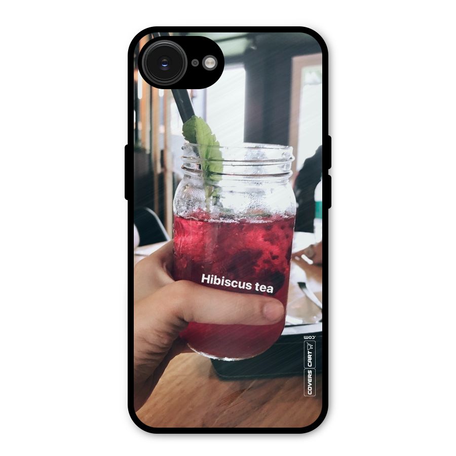 Hibiscus Tea Metal Back Case for iPhone 16e