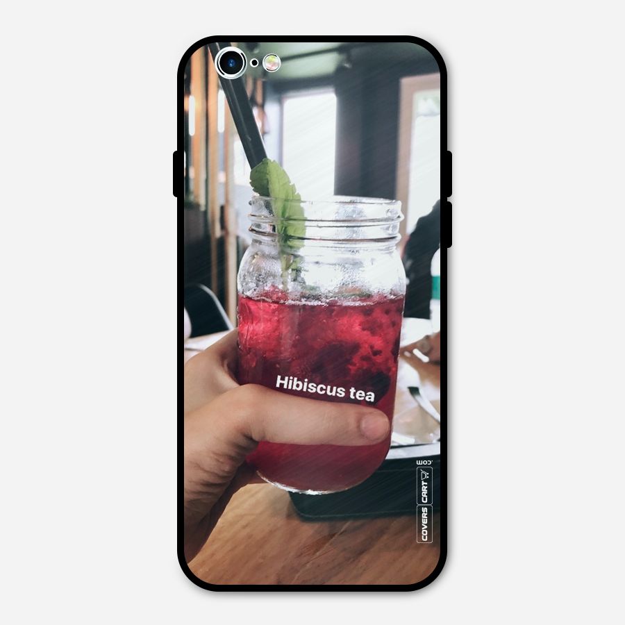 Hibiscus Tea Metal Back Case for iPhone 6 6s