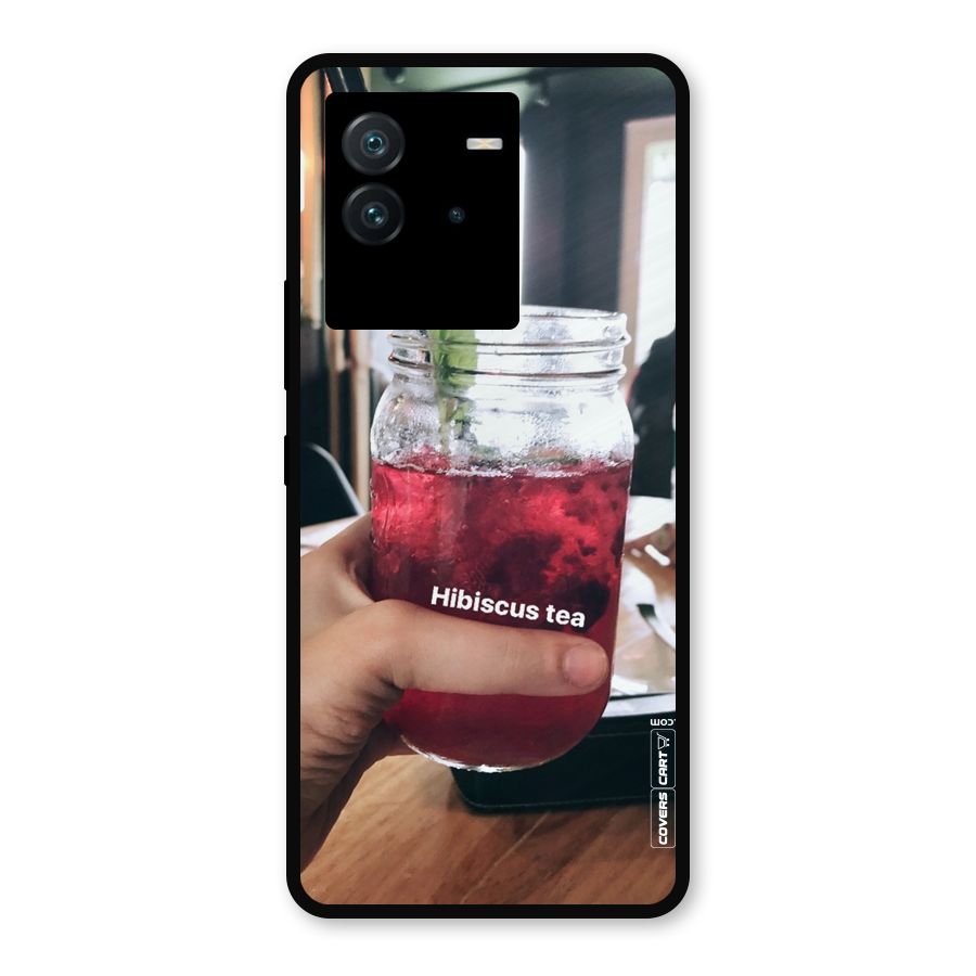 Hibiscus Tea Metal Back Case for iQOO Neo 6 5G