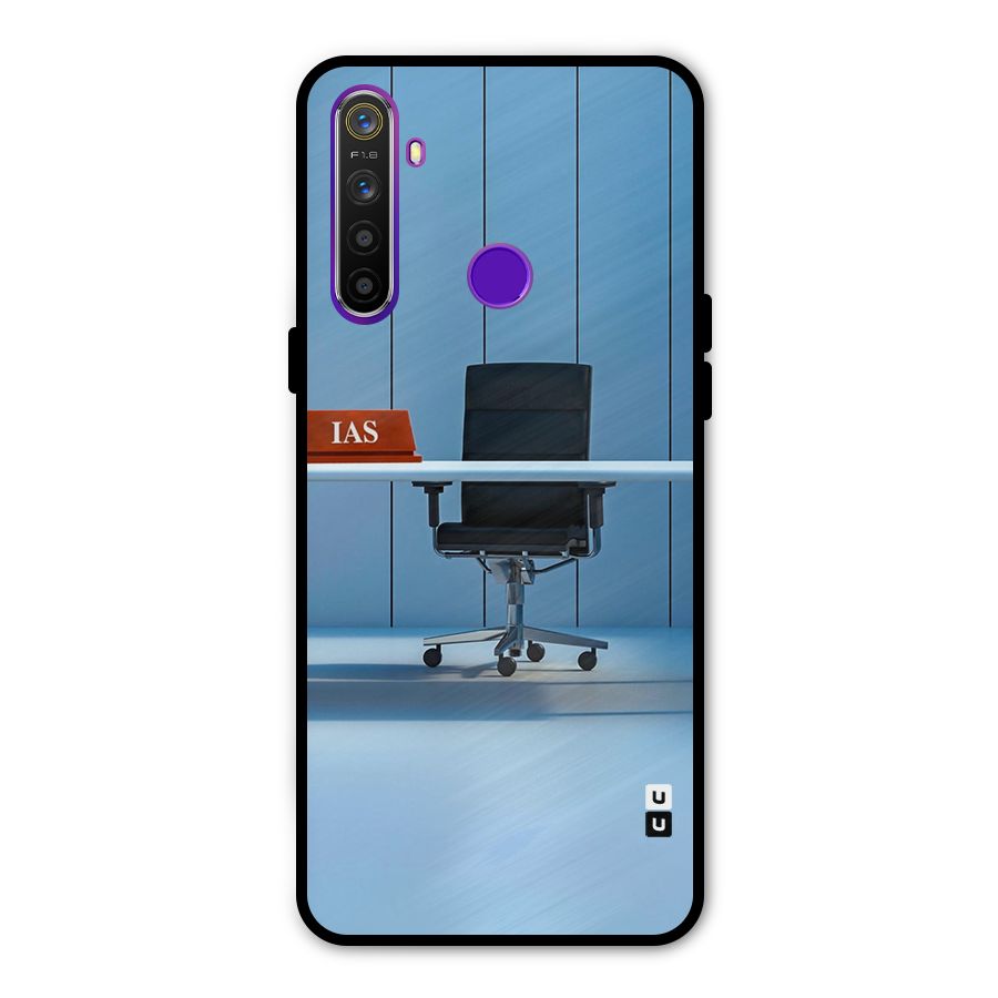 High Chair Glass Back Case for Realme 5s