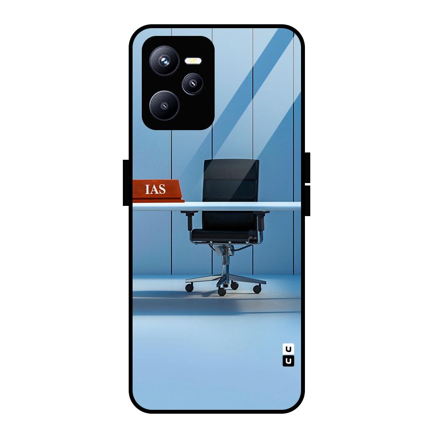 High Chair Glass Back Case for Realme C35