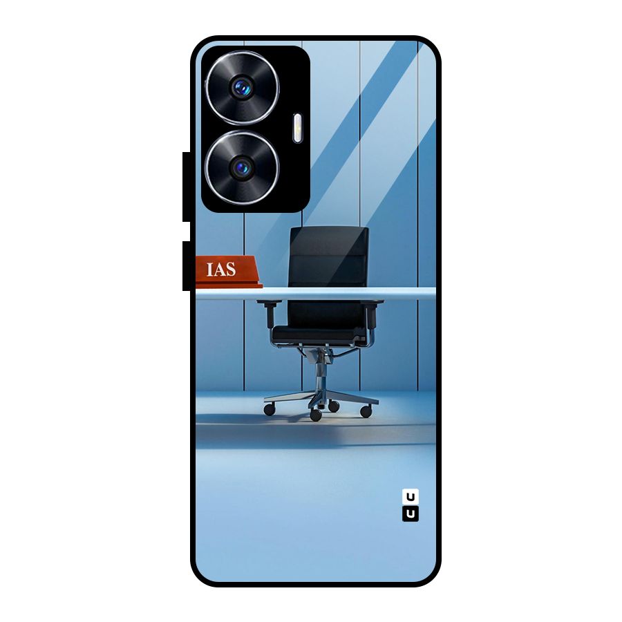 High Chair Glass Back Case for realme C55