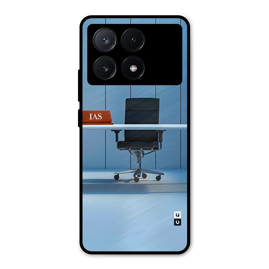 High Chair Metal Back Case for Poco X6 Pro