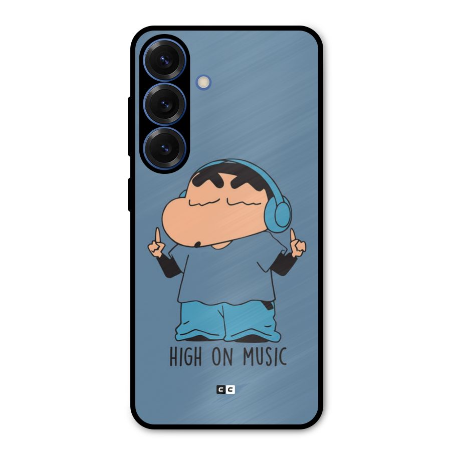 High On Music Metal Back Case for Galaxy S25