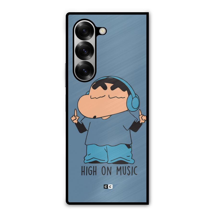 High On Music Metal Back Case for Galaxy Z Fold6