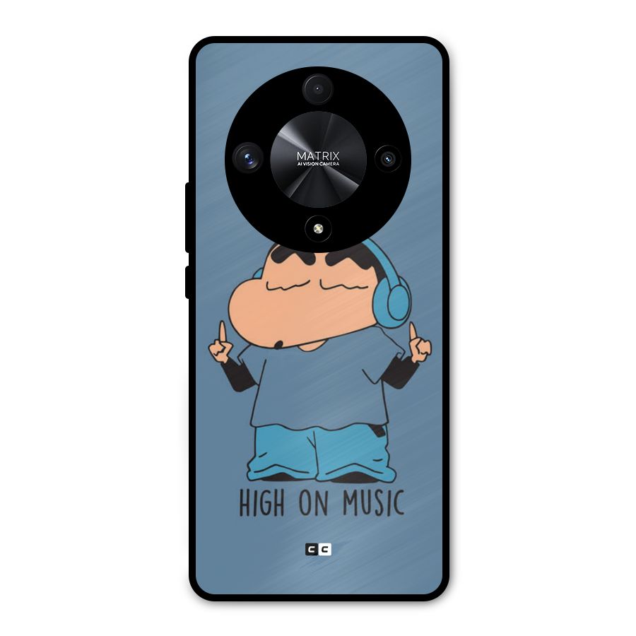 High On Music Metal Back Case for Honor X9b