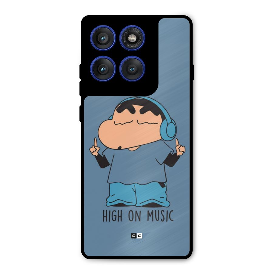 High On Music Metal Back Case for Motorola Edge 60 Pro