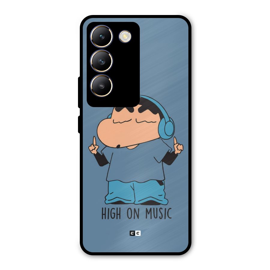 High On Music Metal Back Case for Vivo T3 5G