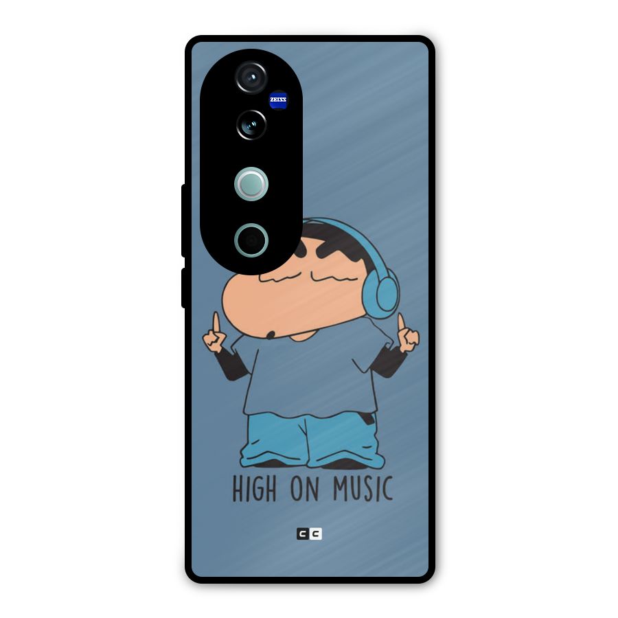 High On Music Metal Back Case for Vivo V40