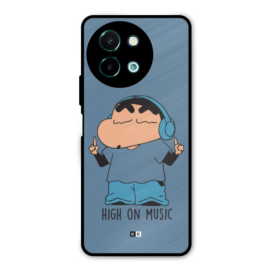 High On Music Metal Back Case for Vivo Y58