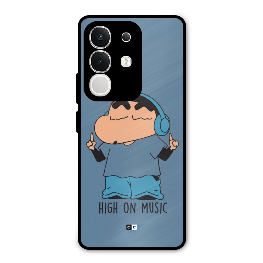 High On Music Metal Back Case for iQOO Z10x