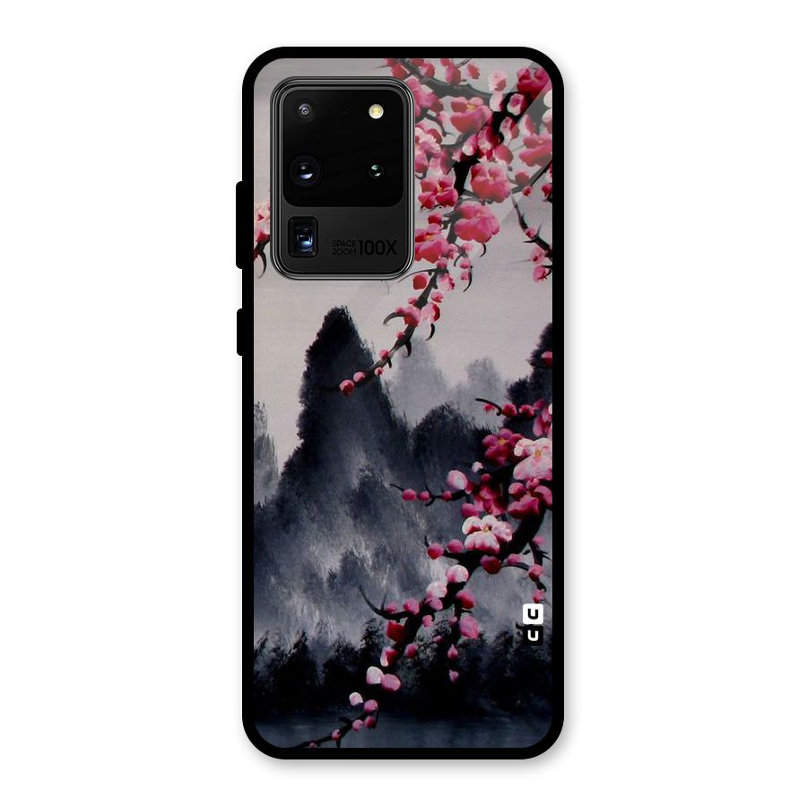 Hills And Blossoms Glass Back Case for Galaxy S20 Ultra