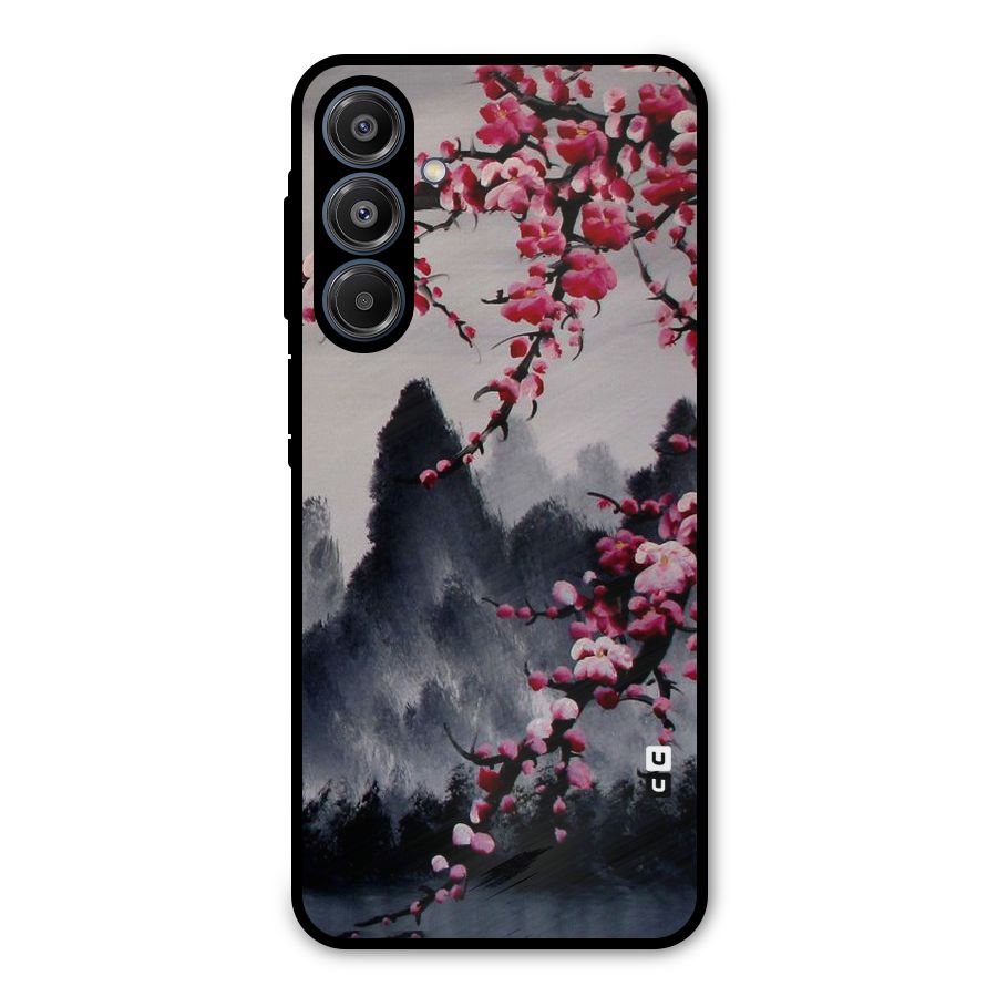 Hills And Blossoms Metal Back Case for Galaxy A16 5G
