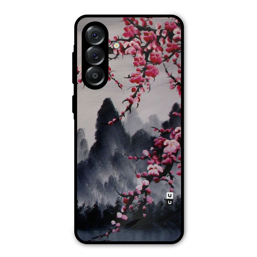Hills And Blossoms Metal Back Case for Galaxy A36