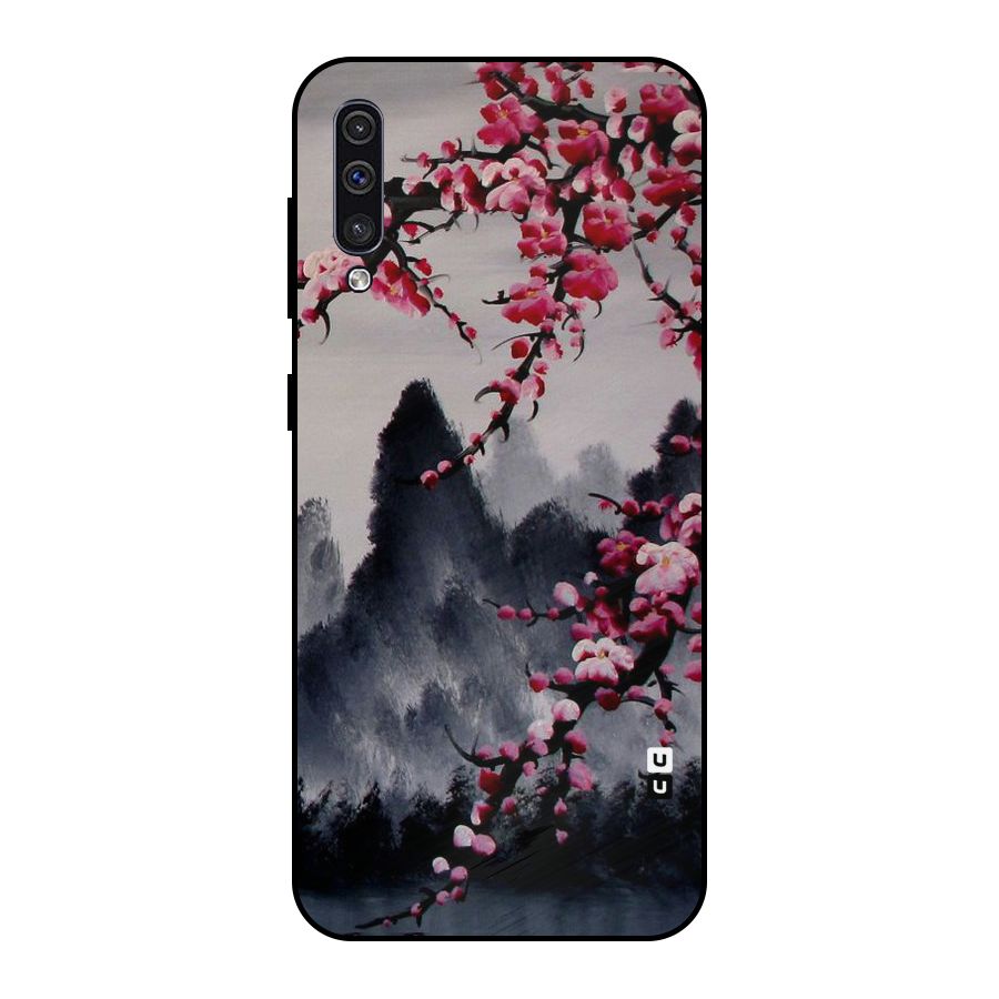 Hills And Blossoms Metal Back Case for Galaxy A50