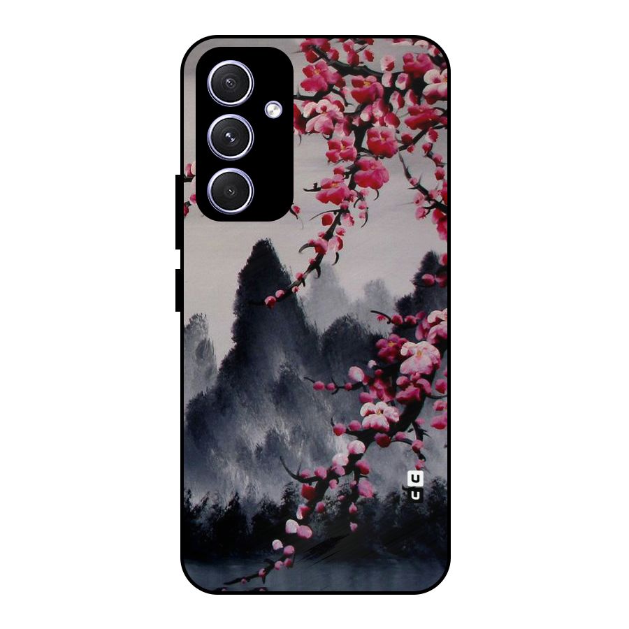 Hills And Blossoms Metal Back Case for Galaxy A54
