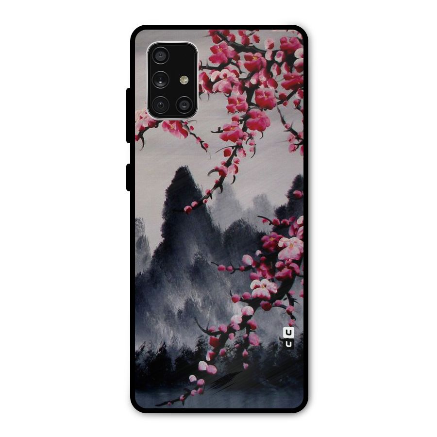 Hills And Blossoms Metal Back Case for Galaxy A71