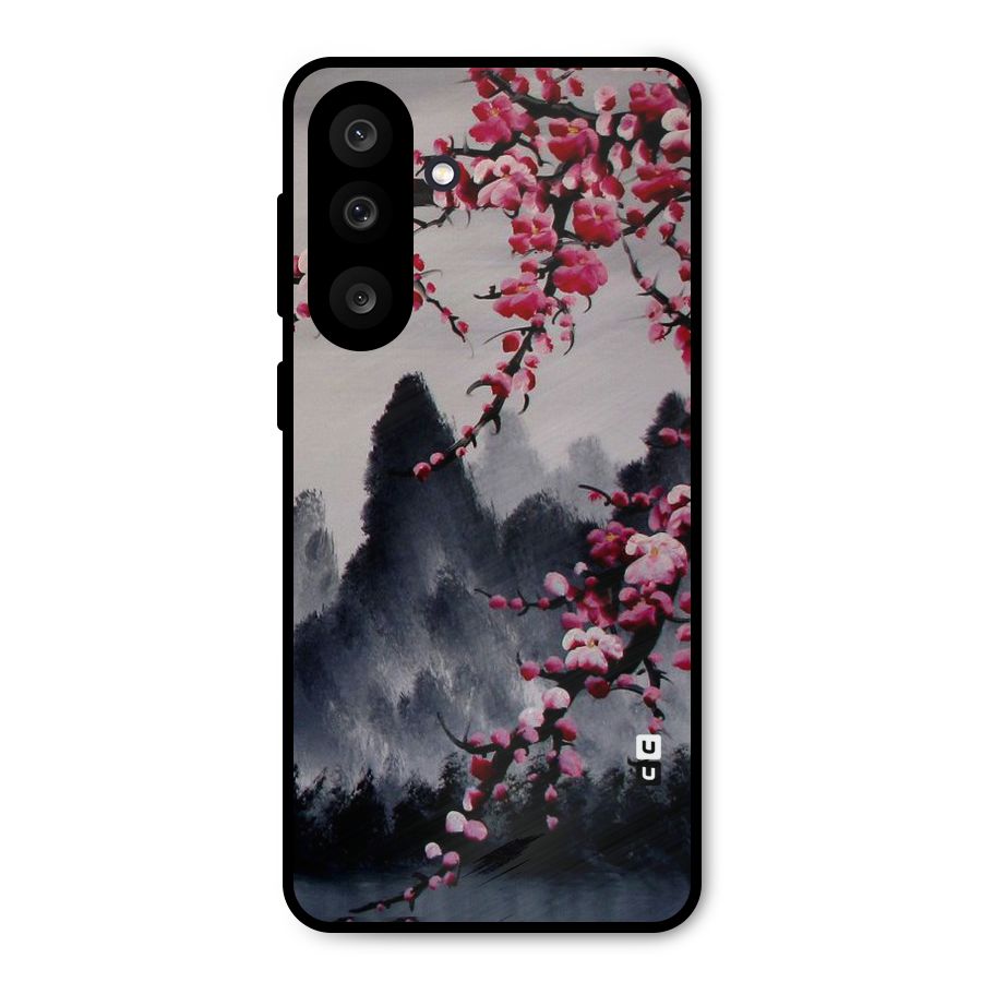Hills And Blossoms Metal Back Case for Galaxy F56