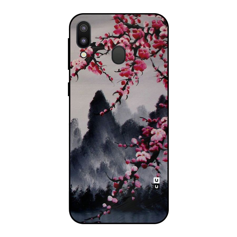 Hills And Blossoms Metal Back Case for Galaxy M20
