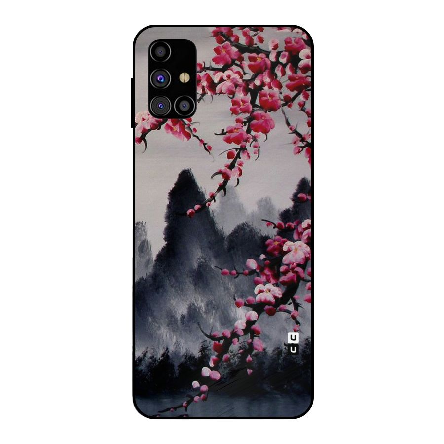 Hills And Blossoms Metal Back Case for Galaxy M31s