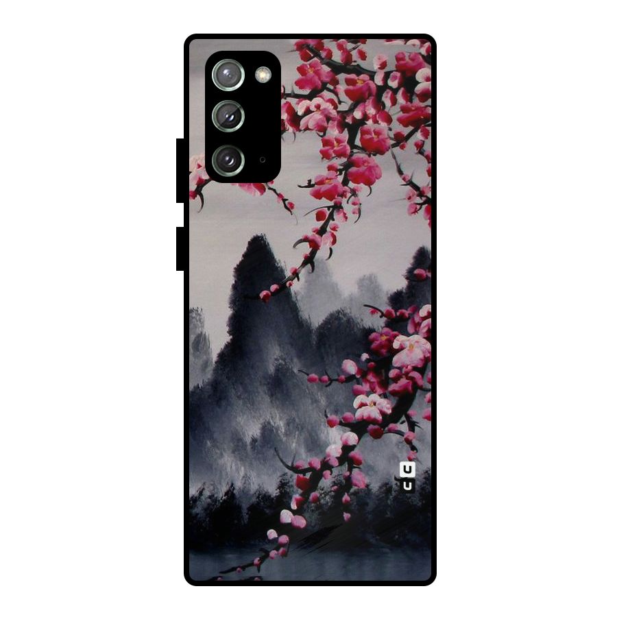 Hills And Blossoms Metal Back Case for Galaxy Note 20