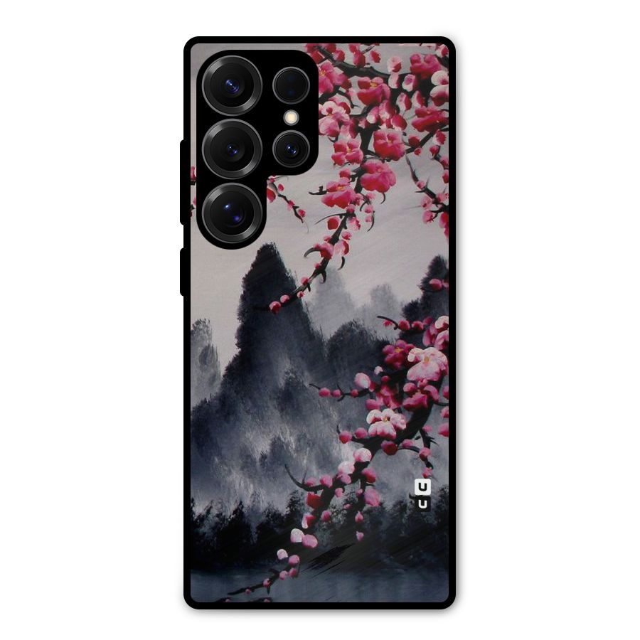 Hills And Blossoms Metal Back Case for Galaxy S25 Ultra