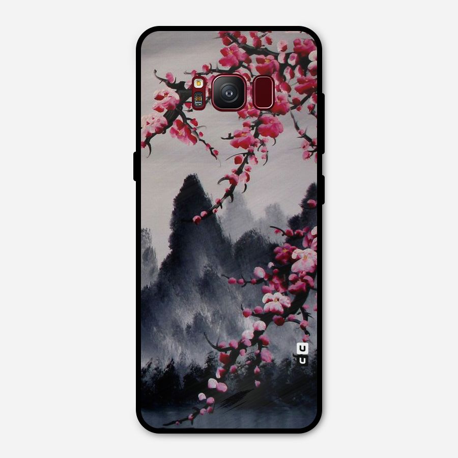 Hills And Blossoms Metal Back Case for Galaxy S8
