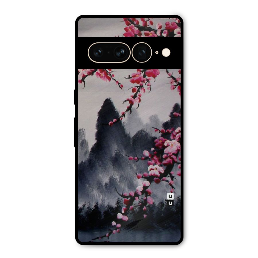 Hills And Blossoms Metal Back Case for Google Pixel 7 Pro