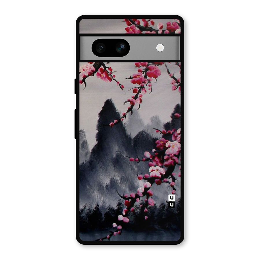 Hills And Blossoms Metal Back Case for Google Pixel 7a