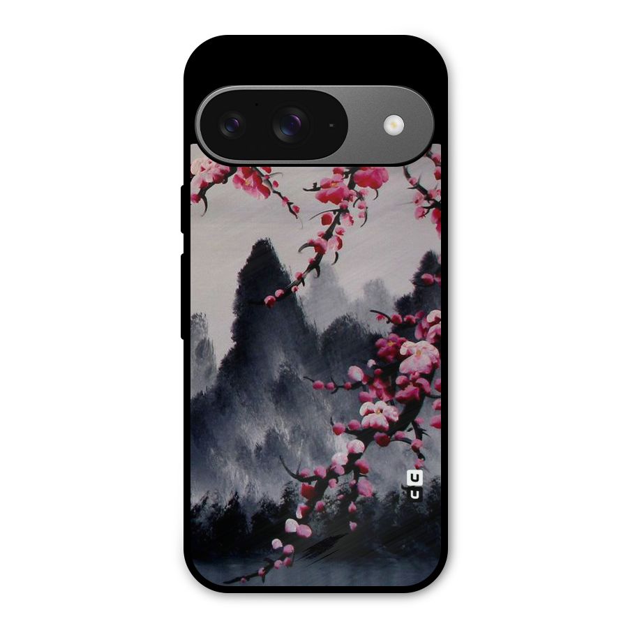 Hills And Blossoms Metal Back Case for Google Pixel 9