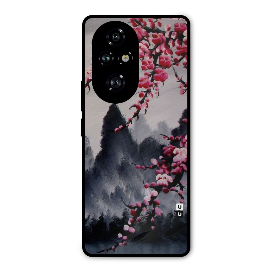 Hills And Blossoms Metal Back Case for Honor 200 Pro