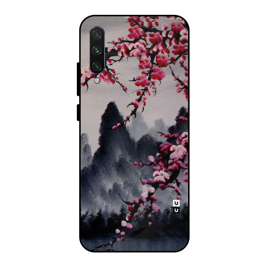 Hills And Blossoms Metal Back Case for Mi A3