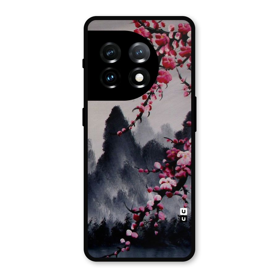 Hills And Blossoms Metal Back Case for OnePlus 11