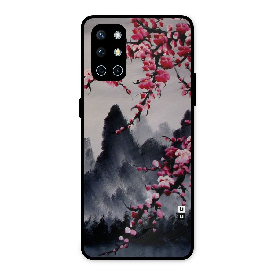 Hills And Blossoms Metal Back Case for OnePlus 9R