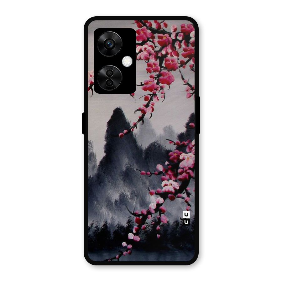 Hills And Blossoms Metal Back Case for OnePlus Nord CE 3 Lite